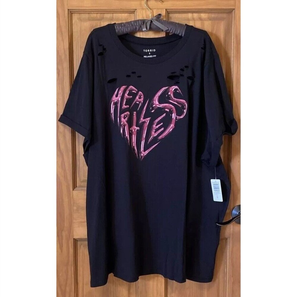 TORRID TEE SHIRT COTTON TOP SHORT SEEVE T SHIRT NEW